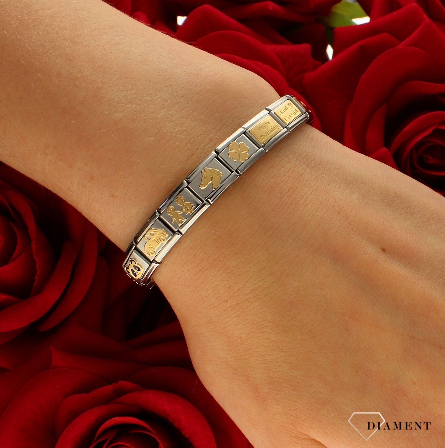 Nomination Link 18K zawieszka złoto 'Dzieci' 030110 05. Zawieszki Nomination ✓ Wyjątkowy prezent ✓ Nomination ✓ Bransoletka Nomination ✓ Bransoletka ze stali ✓ Gwarancja najniższej ceny ✓ Zapraszamy!.jpg